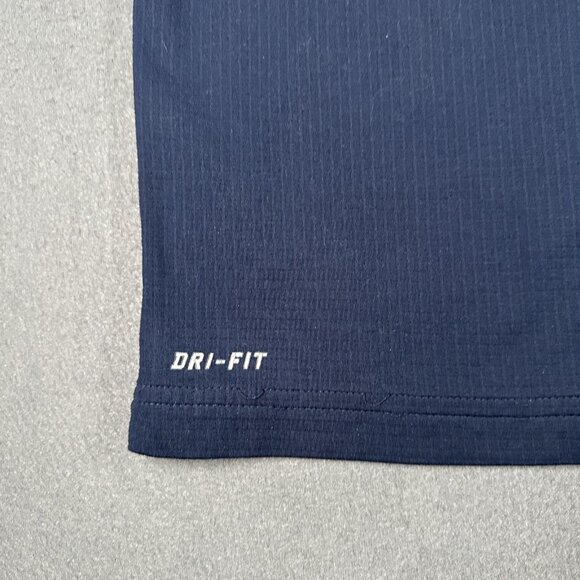 New England Patriots Jacket Mens Large Blue NFL Football Nike Dri Fit On Field - Picture 6 of 14